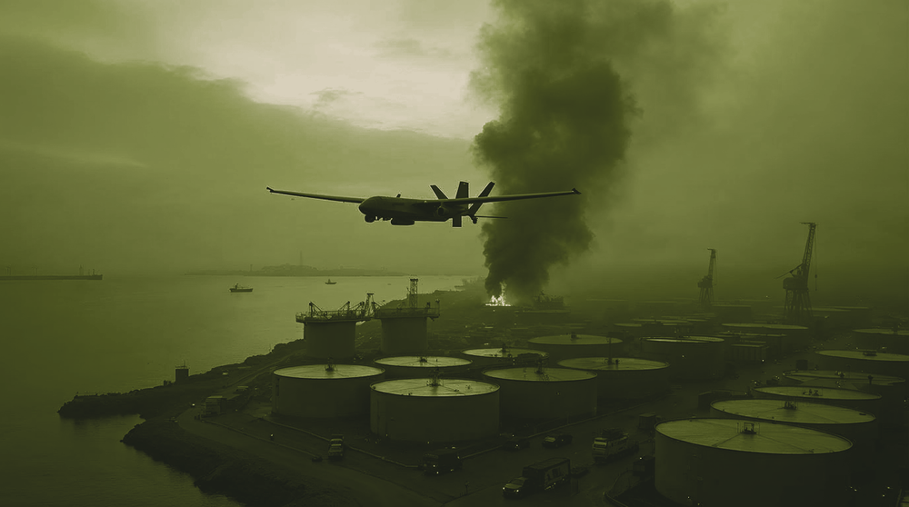 Ukrainian drones hit St. Petersburg oil terminal and a Baltic Fleet corvette as Putin's forum opens
