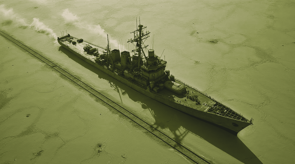 China builds a full-scale Arleigh Burke destroyer replica at its desert missile range