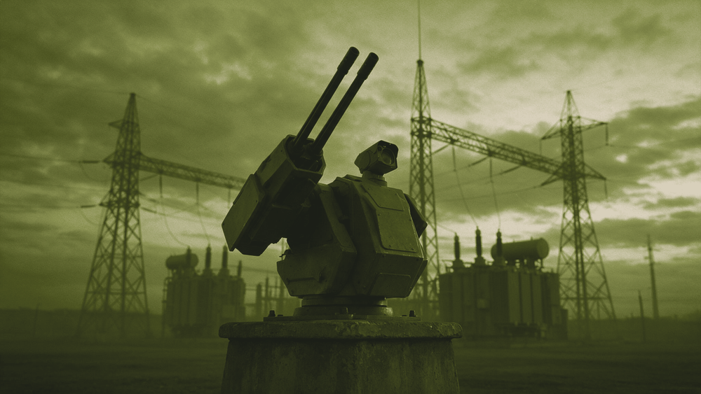 Ukraine puts AI turret batteries over its energy grid