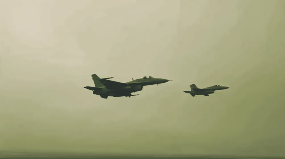 Leonardo's M-346 flies Baykar's Kizilelma drone by command in first K-SWARM trial