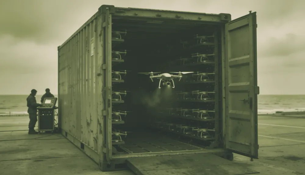 Tesseract's NOMAD container advances in DIU's two-crew drone fleet project