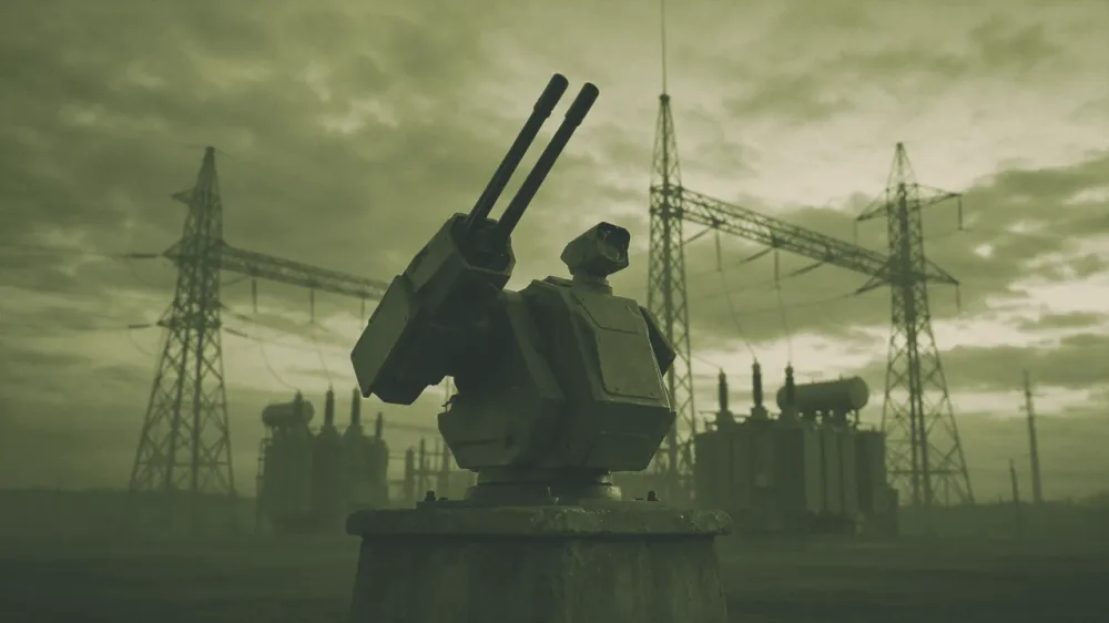 Ukraine puts AI turret batteries over its energy grid