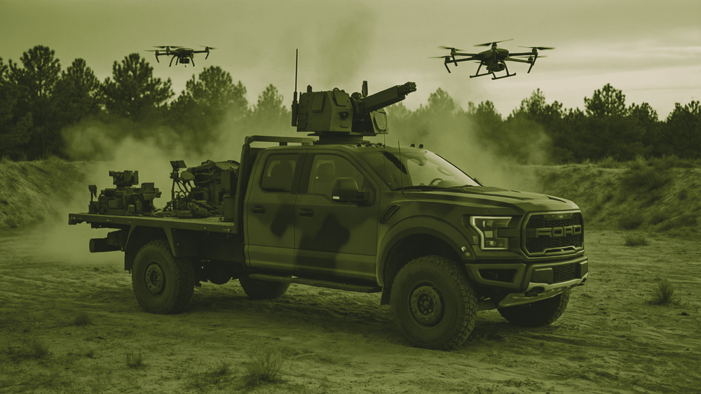 One Soldier, 21 Drones: The Army's Breaching Truck Leaves the Demo Range