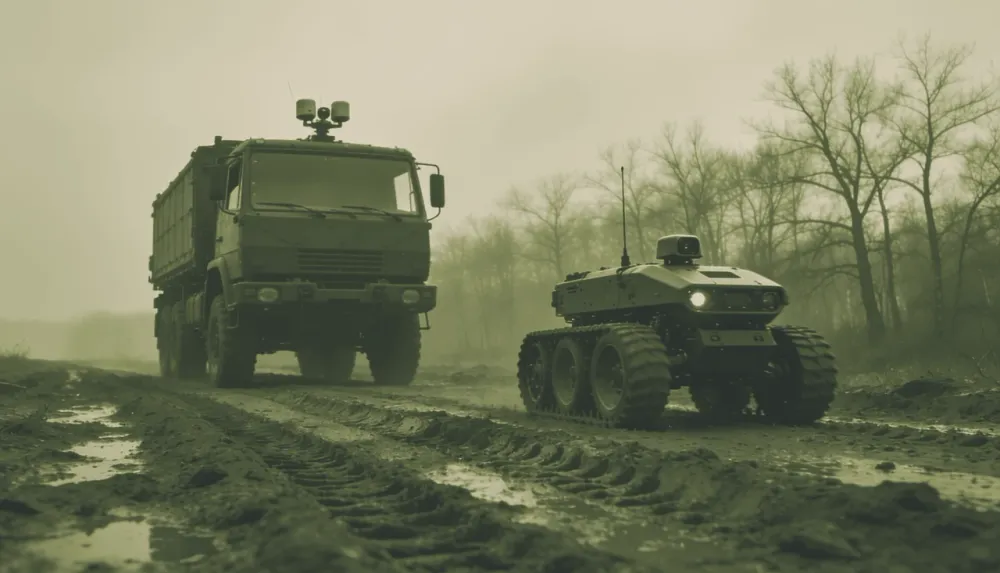 Quantum Systems Sends Ukraine's National Guard Ten Ground Robots and Ten Driverless Trucks