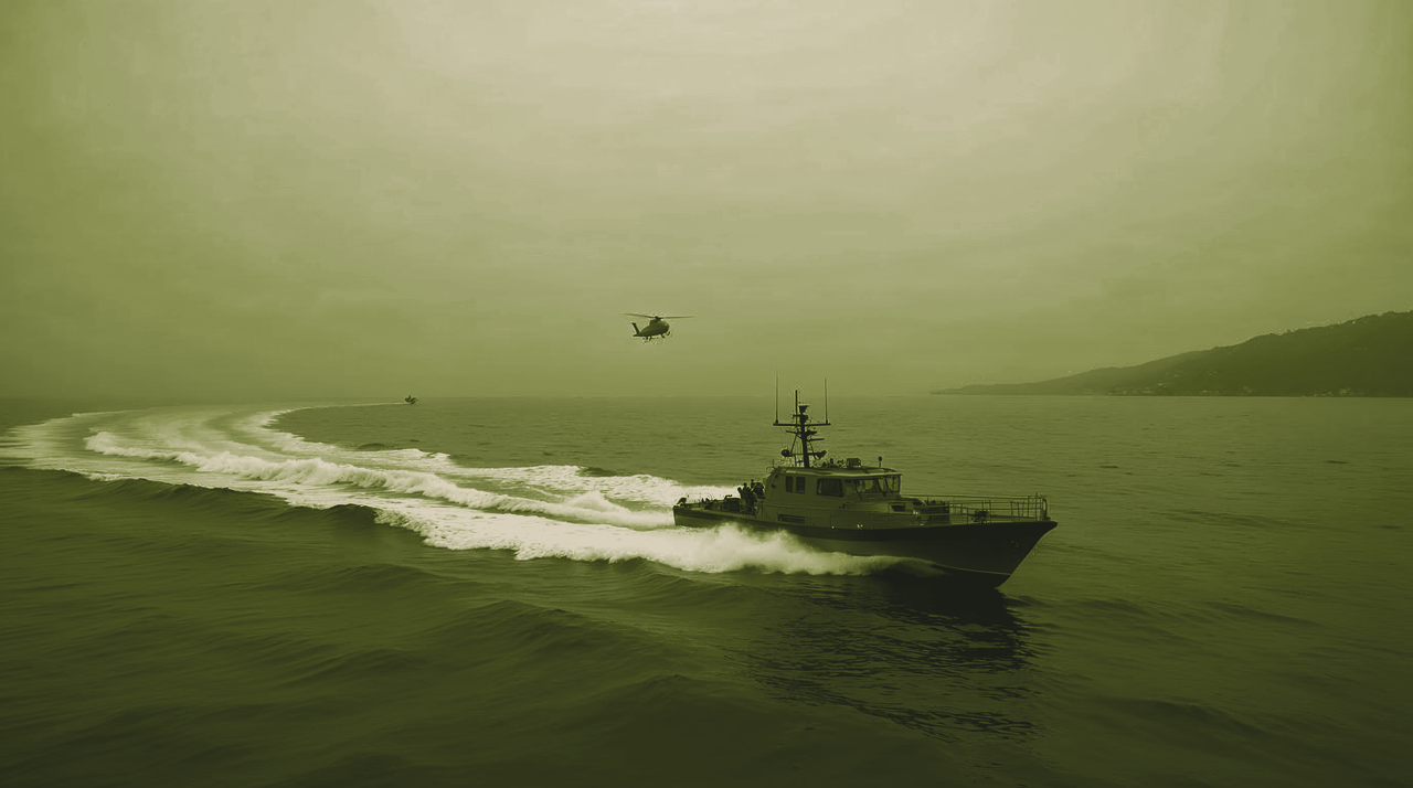 Saronic drone boat pulls downed Apache crew from the Gulf of Oman