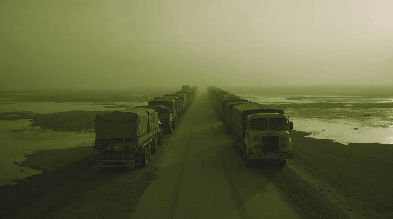 Ukraine takes down the last intact bridge into Crimea, catching 50 supply trucks at Armiansk