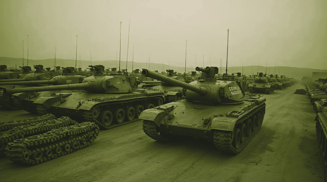 Russia rebuilt its tank fleet on dead engines. Drones still own the ground they cross.