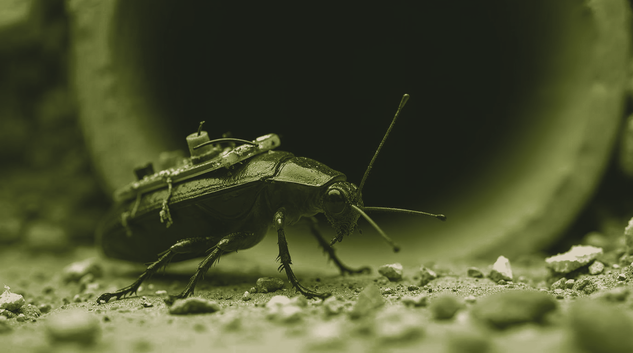 Swarm Biotactics wires live cockroaches as battlefield sensors. The Bundeswehr is paying to test them.
