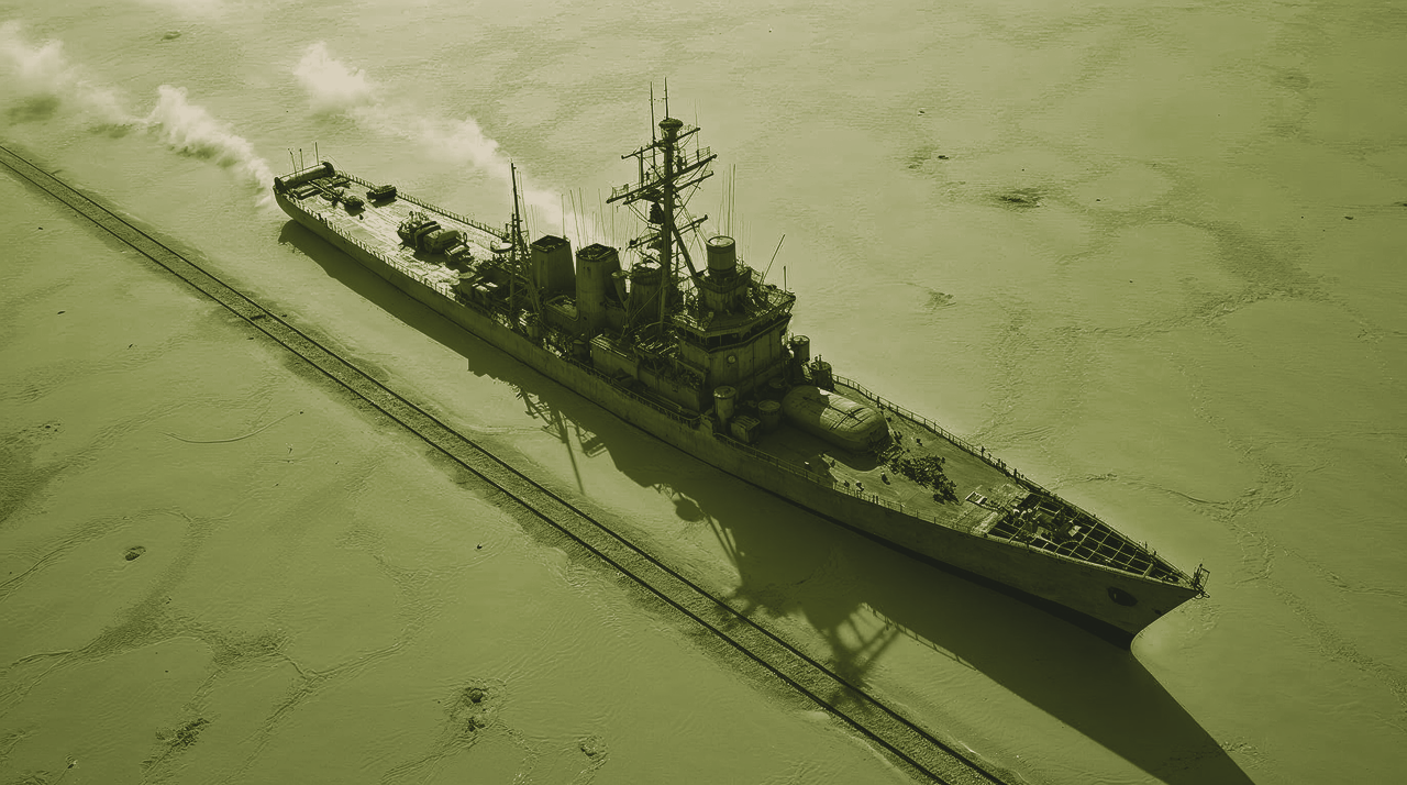 China builds a full-scale Arleigh Burke destroyer replica at its desert missile range