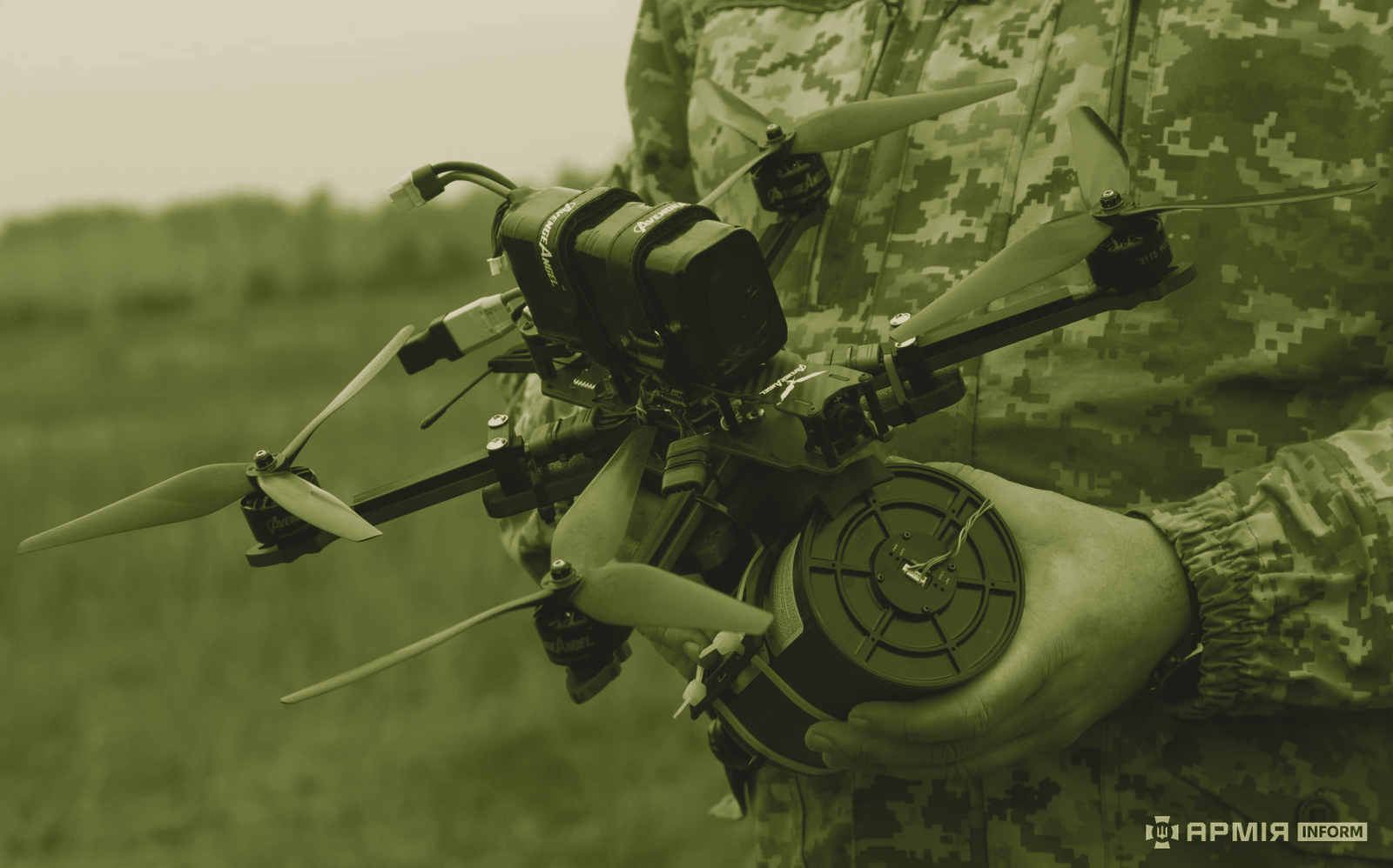 Fiber-Optic FPV Drone