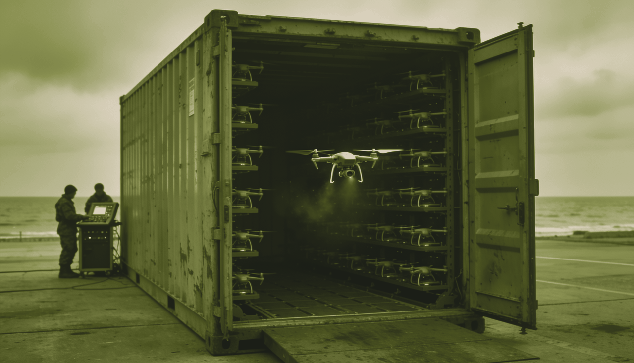 Tesseract's NOMAD container advances in DIU's two-crew drone fleet project