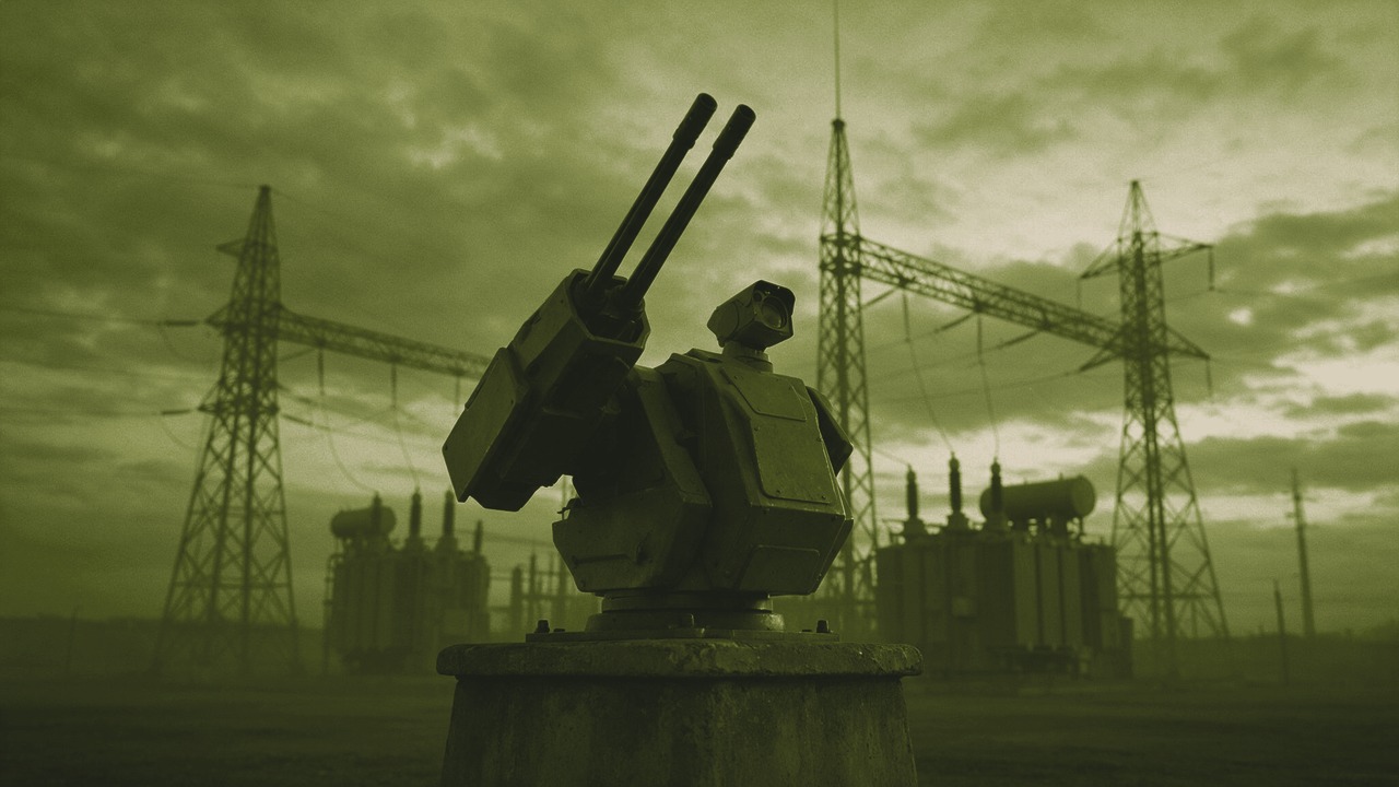 Ukraine puts AI turret batteries over its energy grid