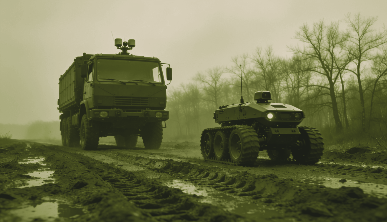 Quantum Systems Sends Ukraine's National Guard Ten Ground Robots and Ten Driverless Trucks