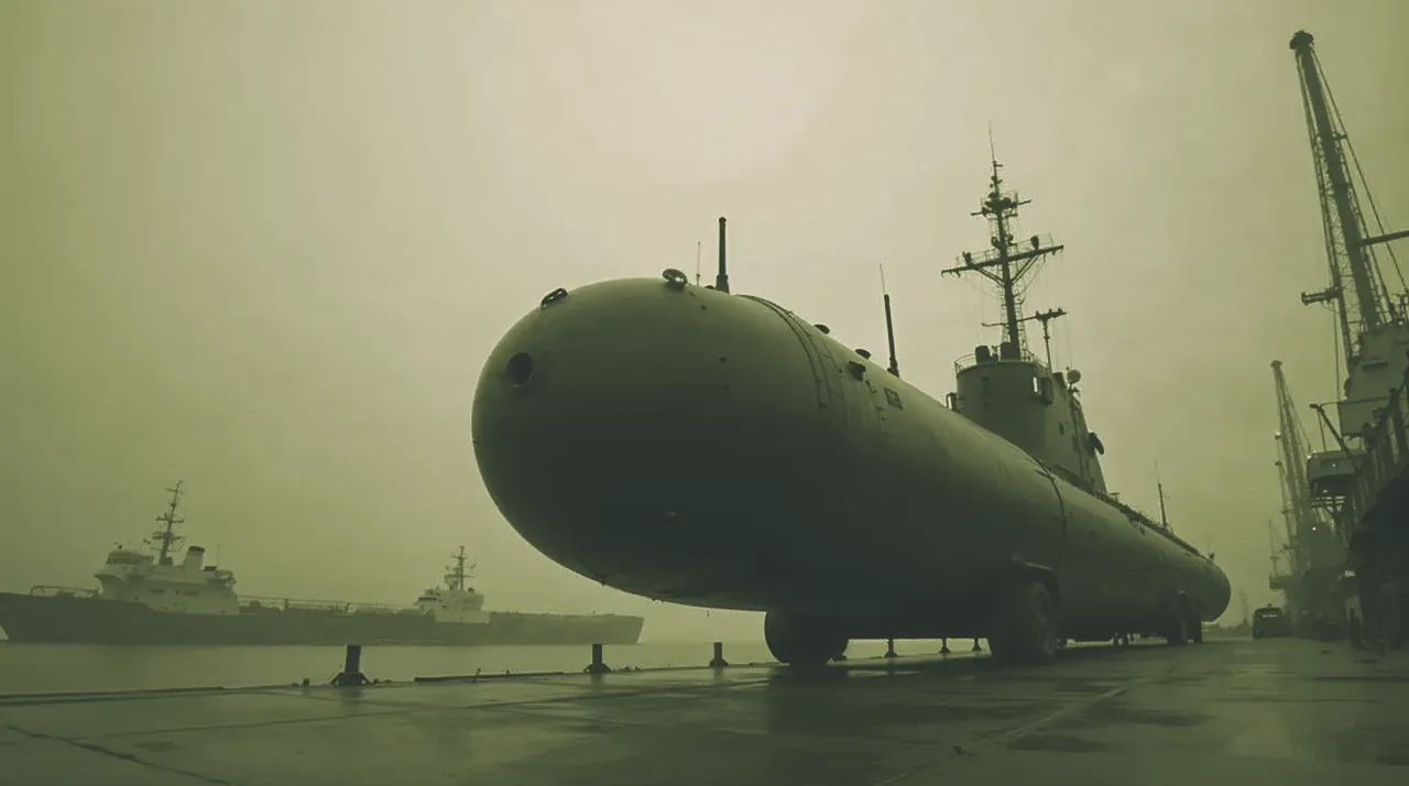 Ukraine unveils Sea Trident, a 10-tonne underwater strike drone, at Eurosatory