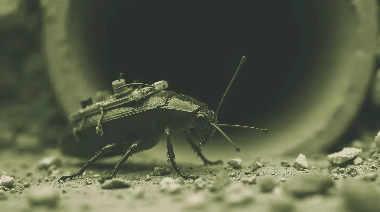 Swarm Biotactics wires live cockroaches as battlefield sensors. The Bundeswehr is paying to test them.