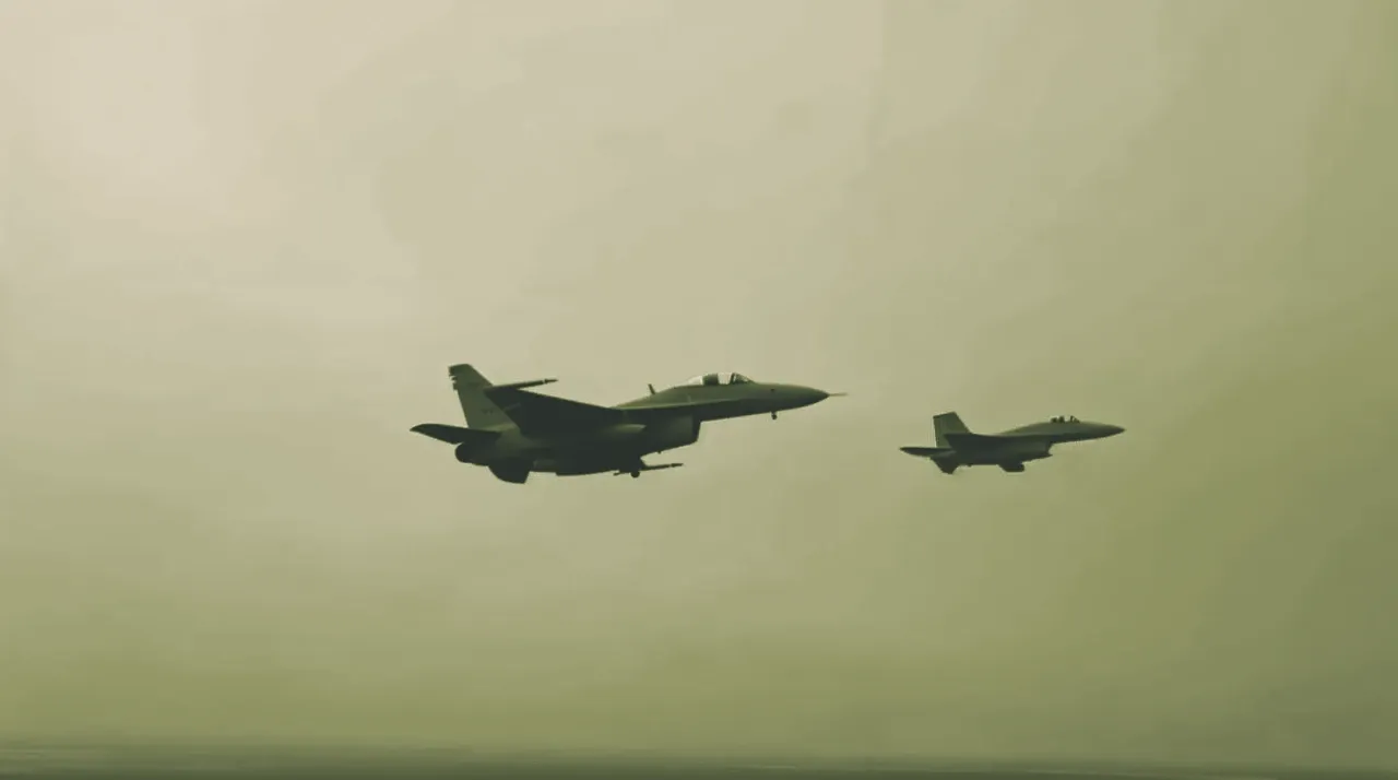 Leonardo's M-346 flies Baykar's Kizilelma drone by command in first K-SWARM trial