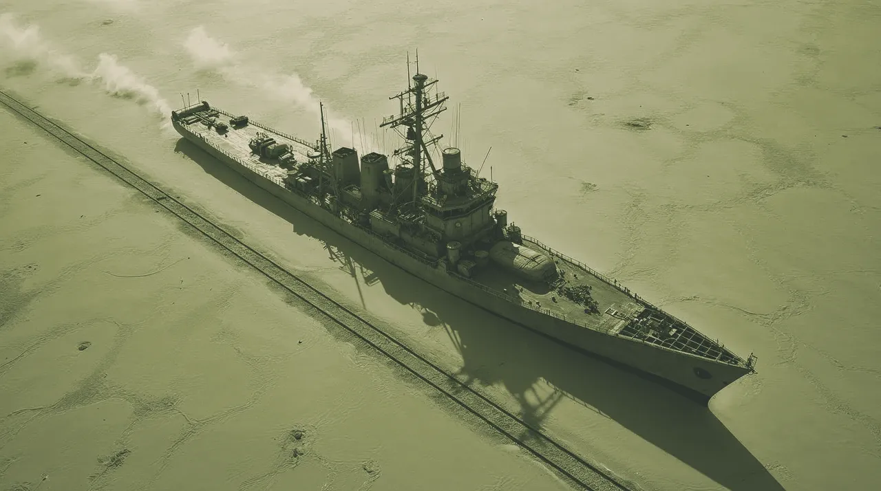 China builds a full-scale Arleigh Burke destroyer replica at its desert missile range