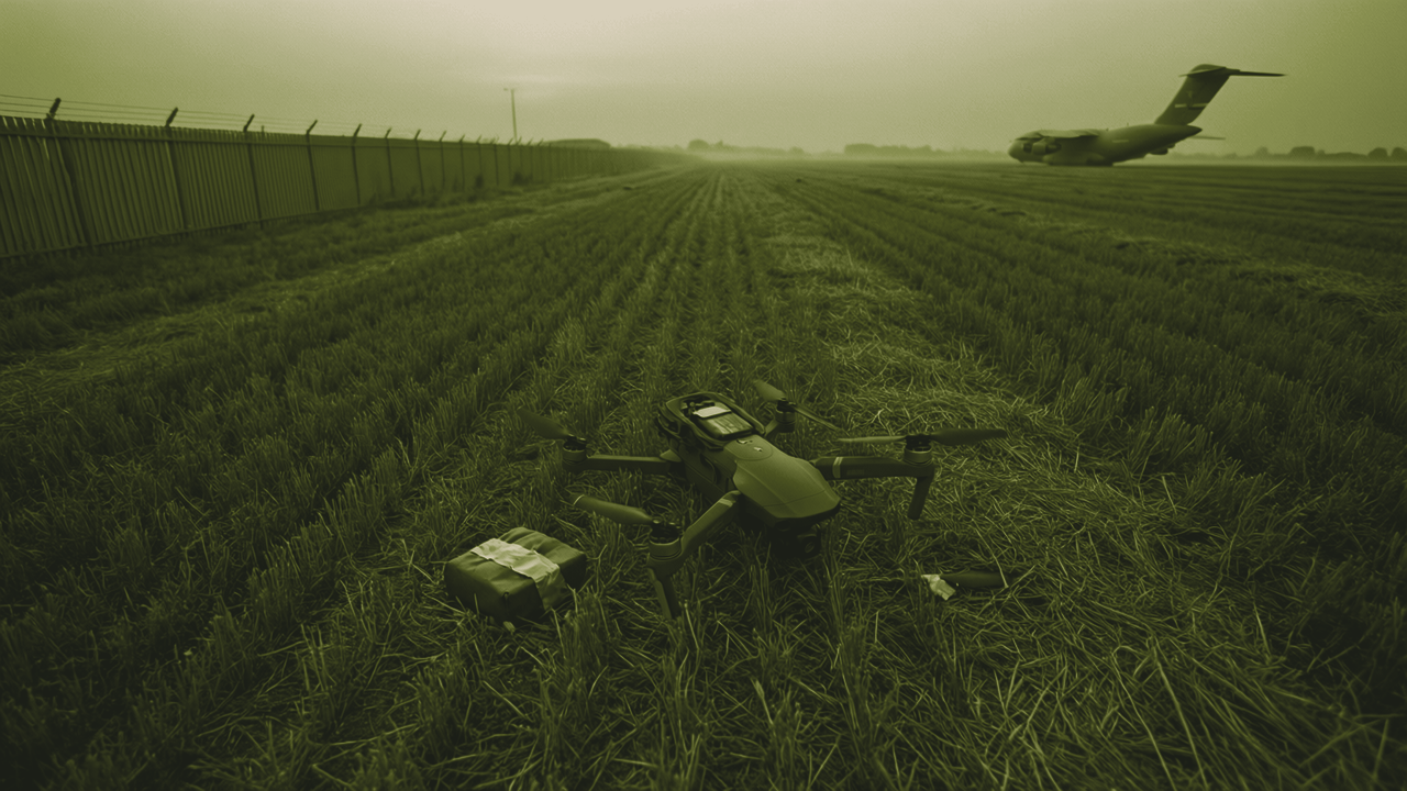 A third drone and 50 grams of hexogen turned up beside Europe's Ukraine air bridge