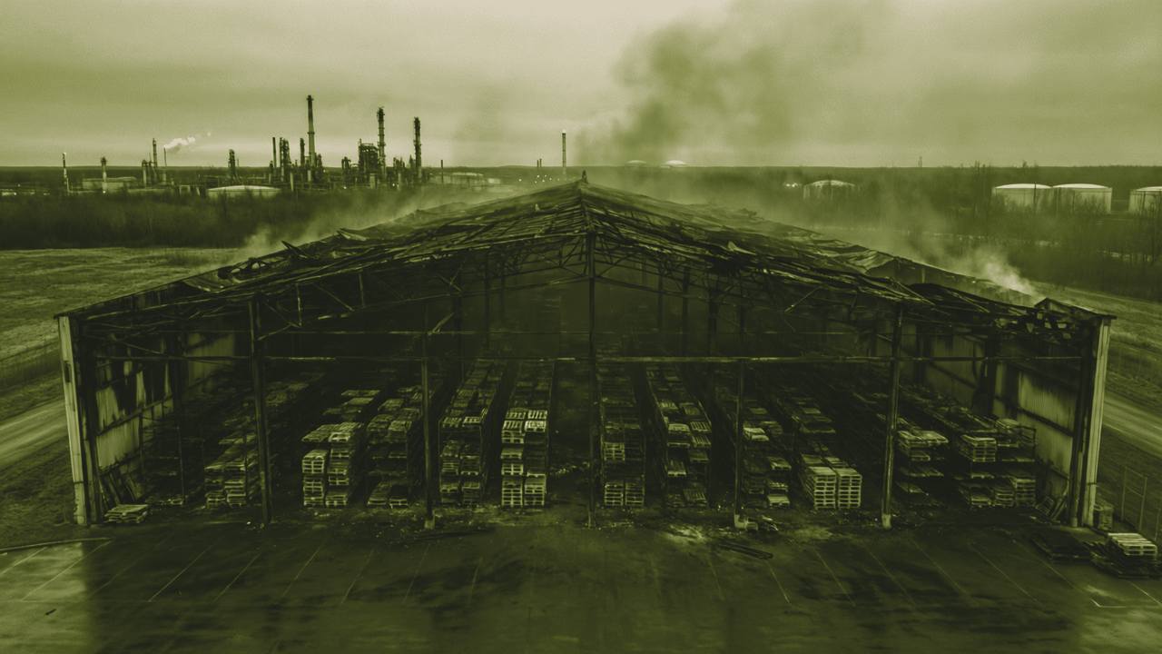 Ukraine Went Back for the Wildberries Hub It Hit in July. This Time It Burned Down.