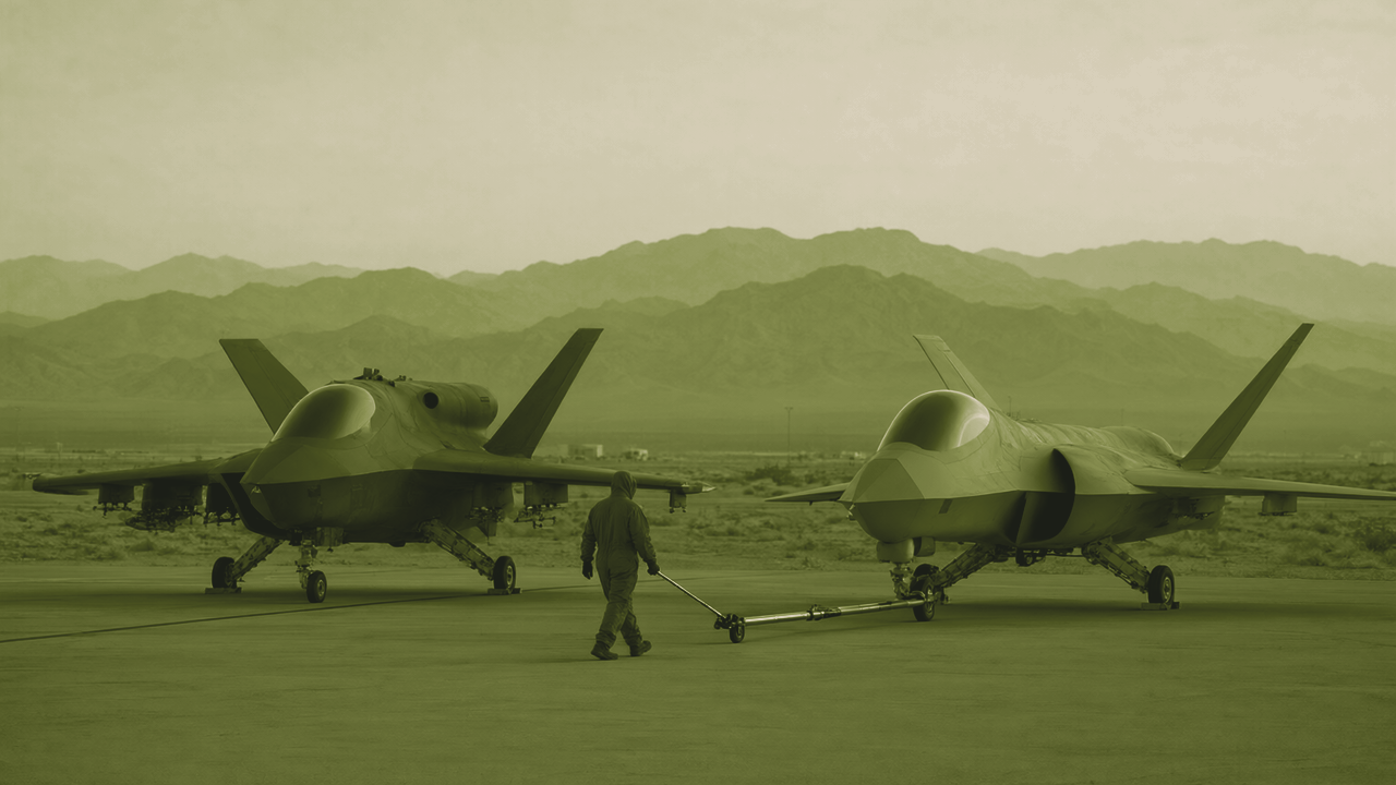 Air Force Takes Delivery of Its First Two Robot Wingmen at Creech