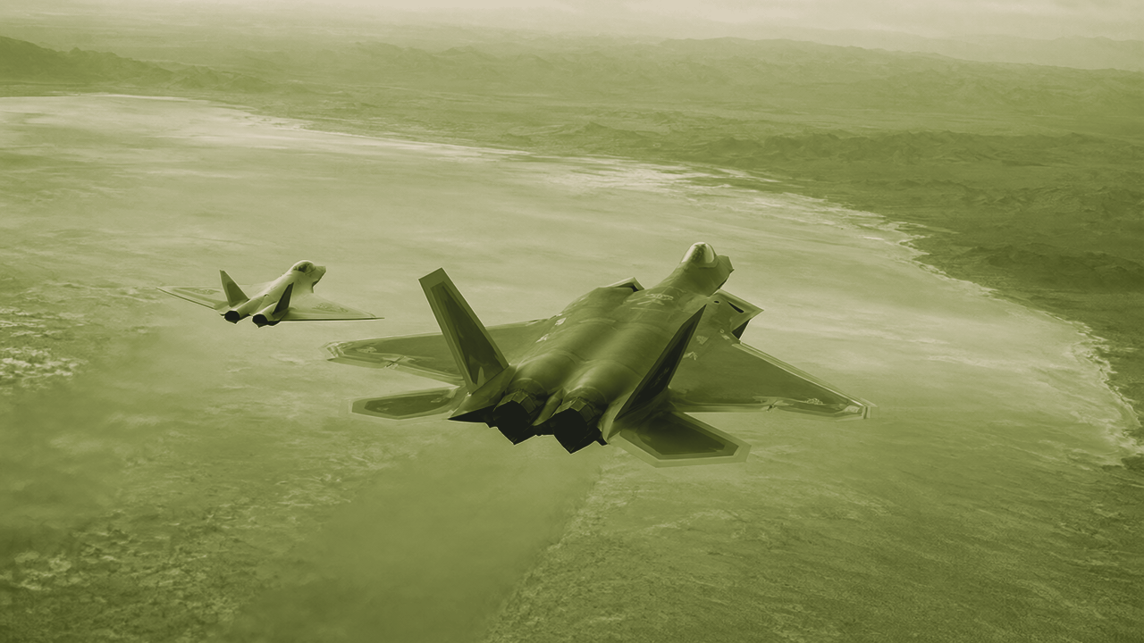 F-22 Pilot Commands Anduril's Fury Drone in Flight for the First Time