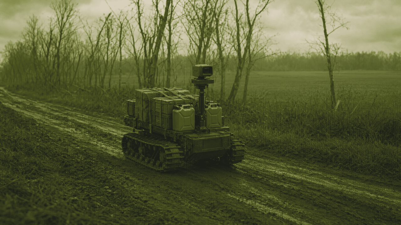 Ukrainian Ground Robot Drives 93% of a 20-Kilometer Supply Run on AI, Lava Regiment Says